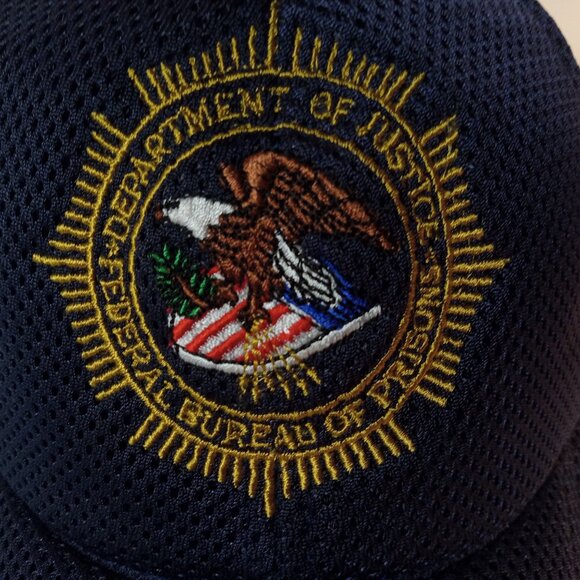 DOJ  Dept. Of Prisons Blue Baseball Cap - Picture 5 of 7